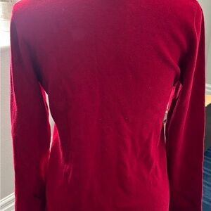 Chico's Vibrant Red Knit long sleeve sweater